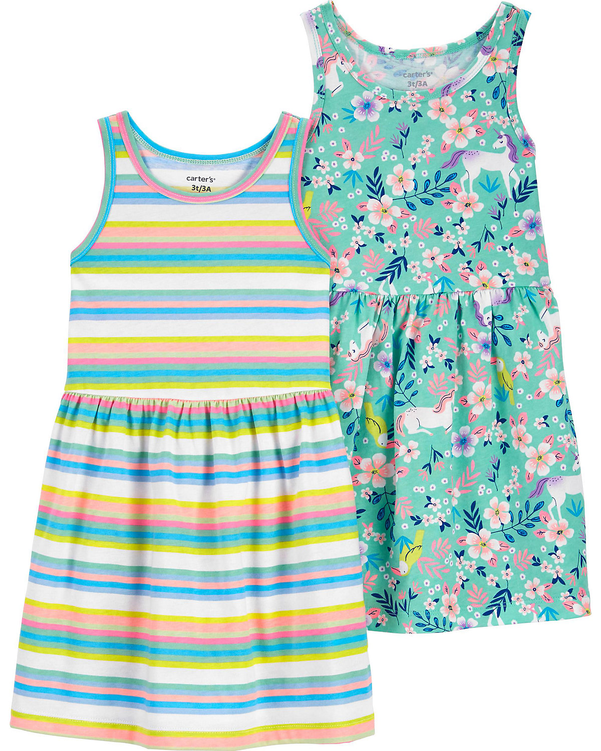 Kinder Jerseykleid Doppelpack
