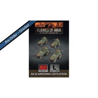 BA-64 Armoured Car Platoon (x4 Plastic)