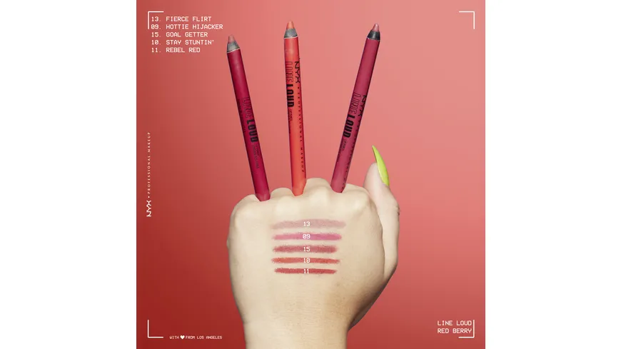 NYX PROFESSIONAL MAKEUP Line Loud Longwear Lipliner 1.2 g 15 - Goal Getter