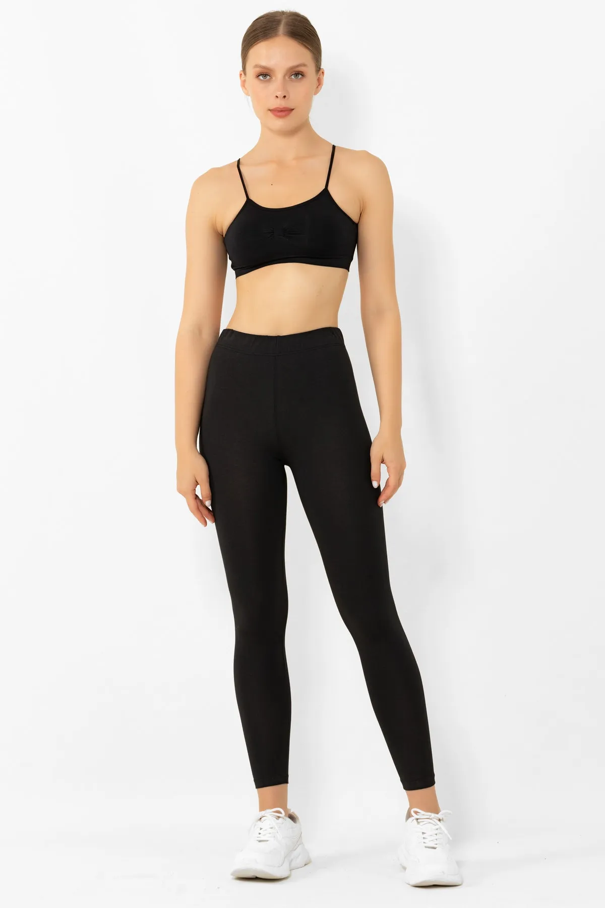 Miorre  Leggings - Schwarz - Mittlerer Bund