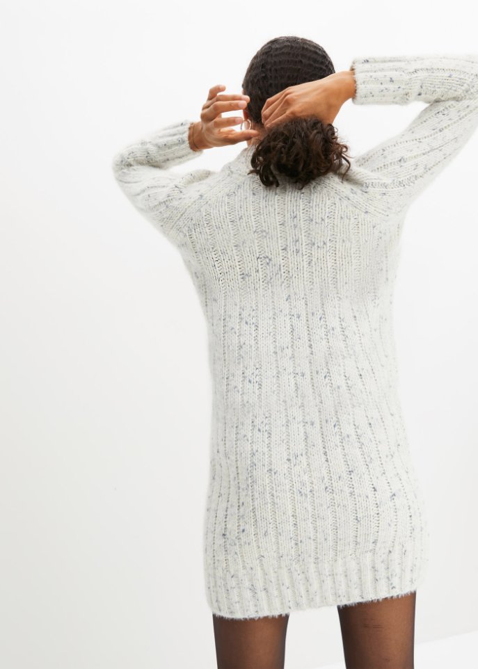 Strickkleid mit Wollanteil