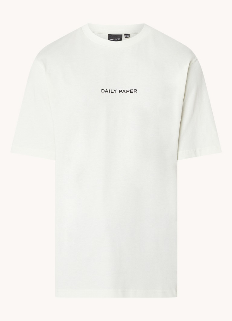Tricou Daily Paper Rudo cu logo și imprimeu pe spate