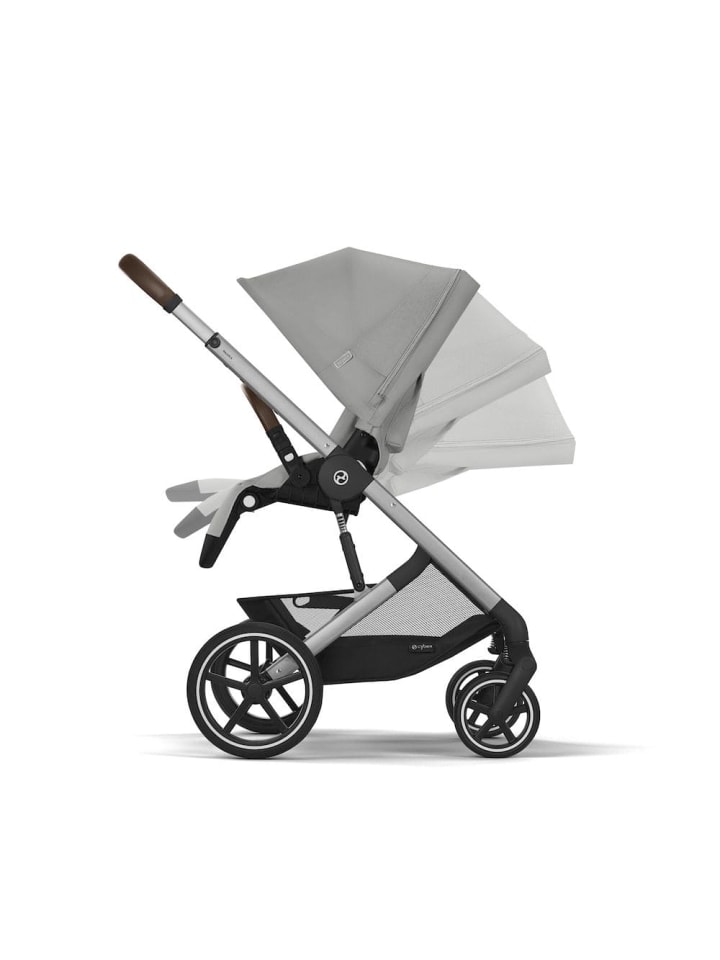 Cybex Cybex Balios S Lux Kinderwagen - Farbe: Stone Grey / Gestell Silber günstig kaufen onesize