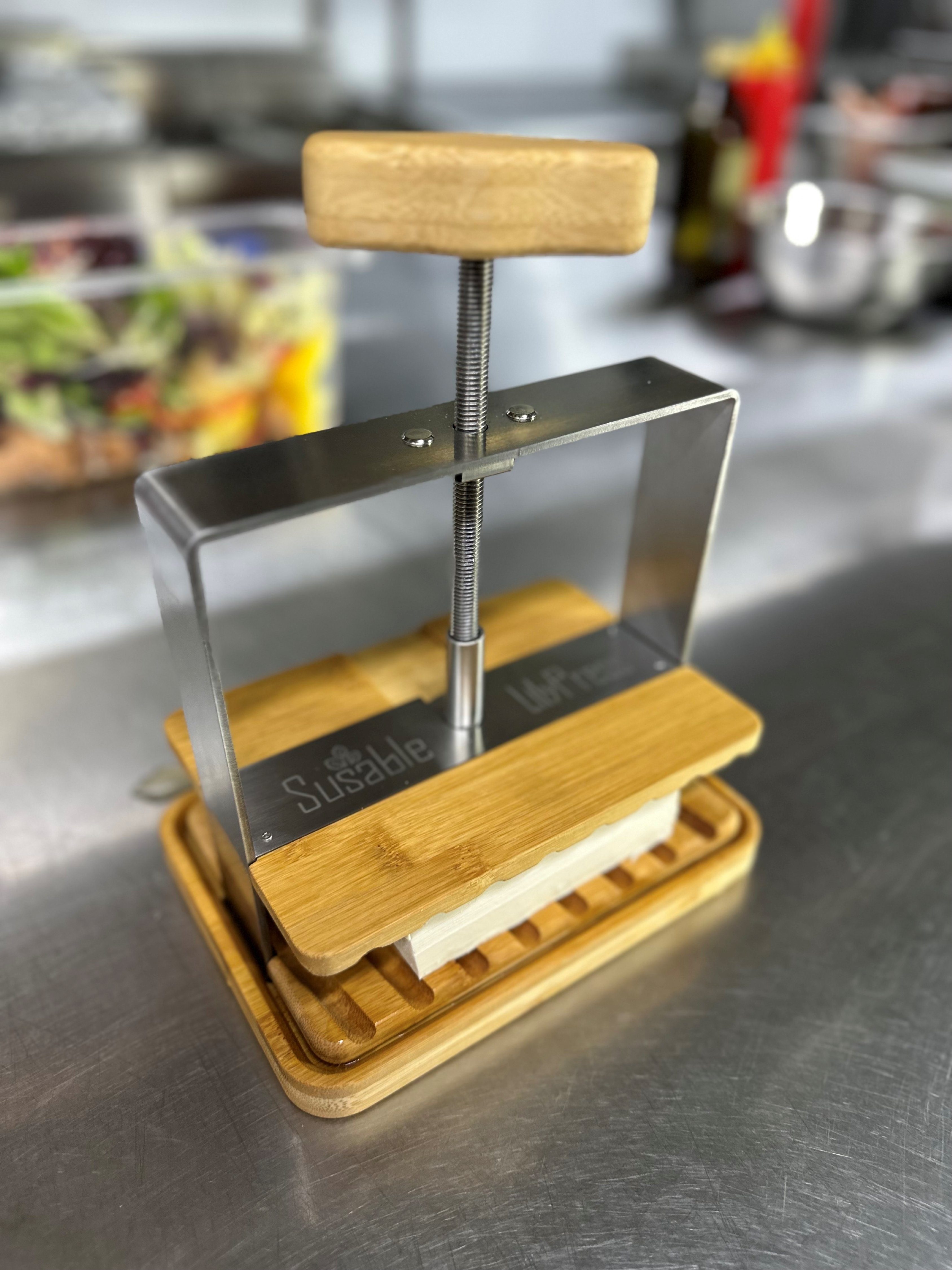 Susable Obstpresse Vielseitige Bambus Tofu/käse Presse - 