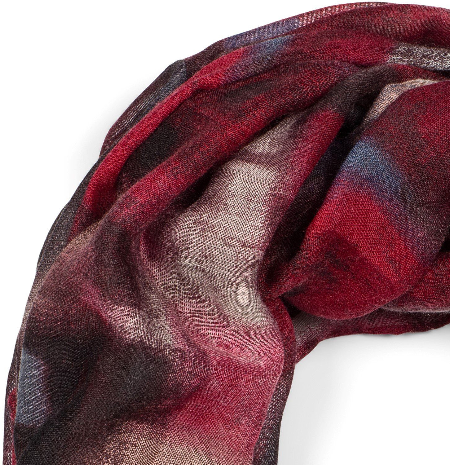 styleBREAKER Loop, (1-St), Loop Schal mit buntem Pinselstrich Muster