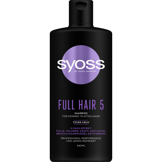 Syoss Full Hair 5 Shampoo 440ML