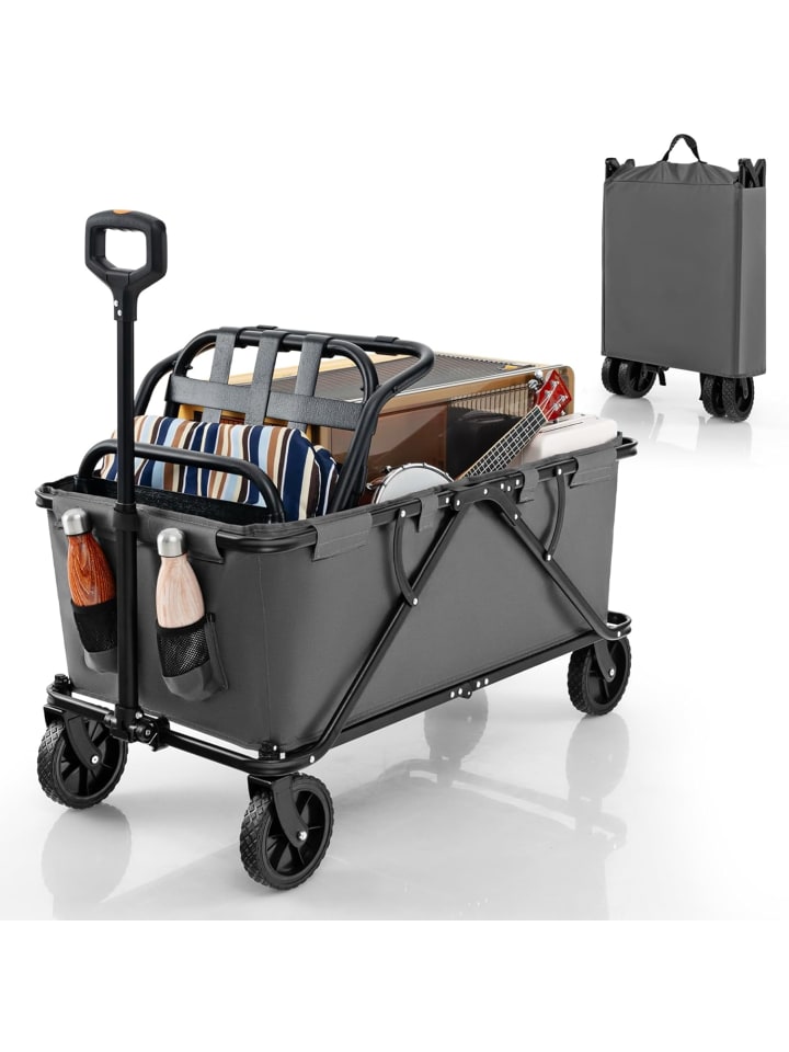COSTWAY Bollerwagen faltbar in Grau günstig kaufen onesize