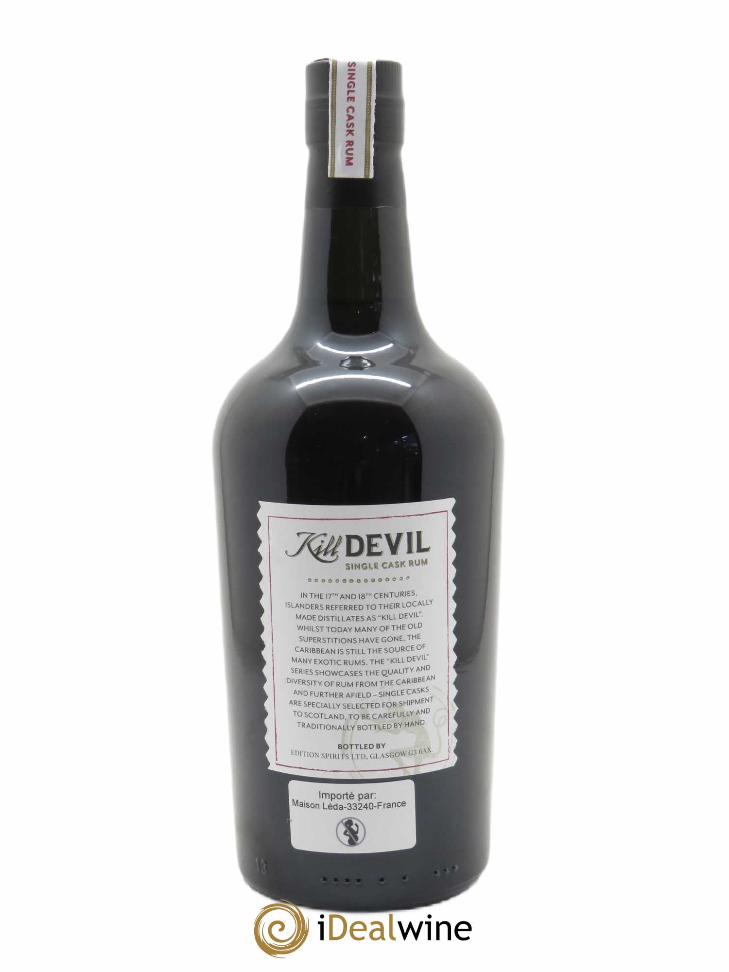 Rum Caroni 24 ans Single Cask Kill Devil   - Lot de 1 Bouteille