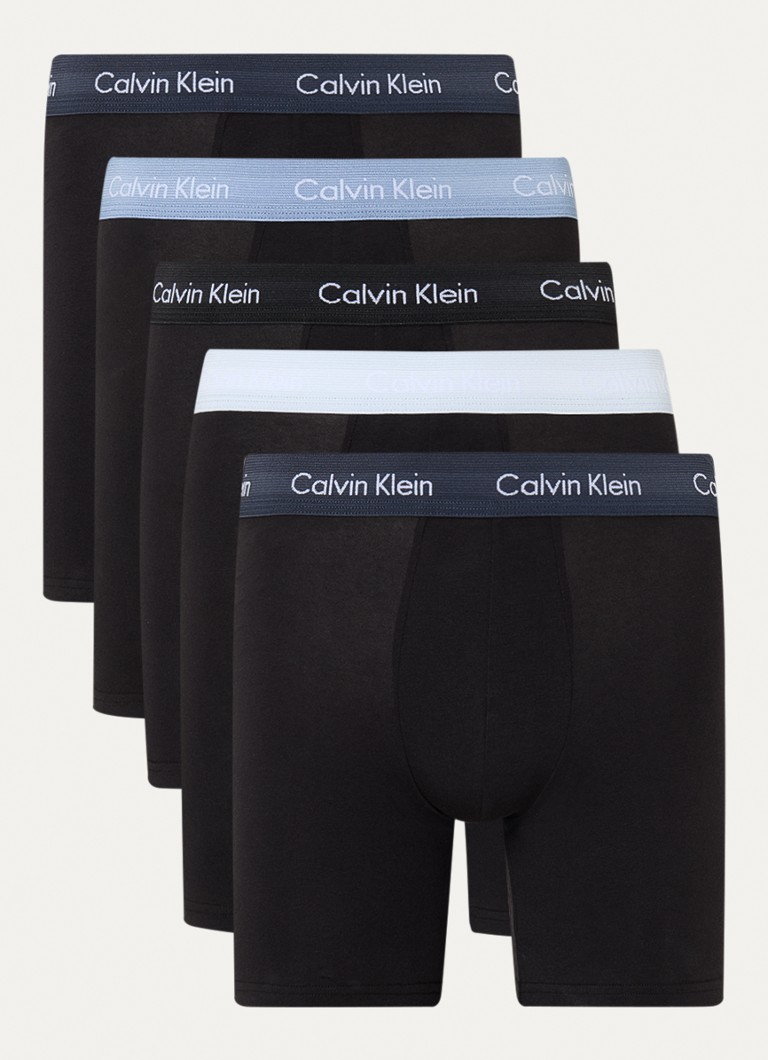 Calvin Klein -bokserit logolla vyötäröllä, 5 kappaleen pakkaus