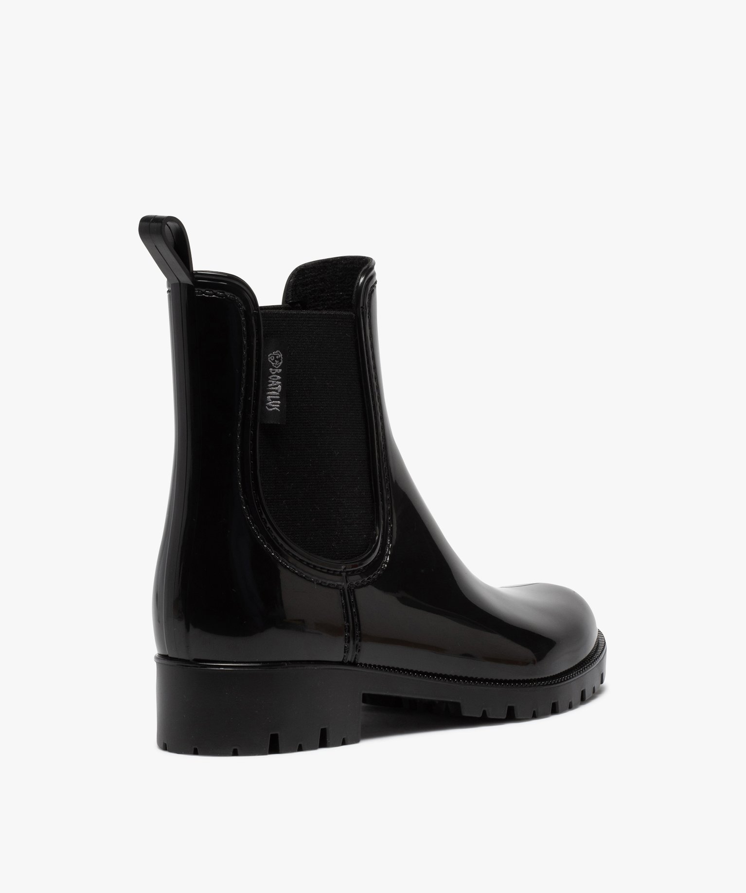 Boots de pluie femme style chelsea unis - Boatilus noir | GEMO