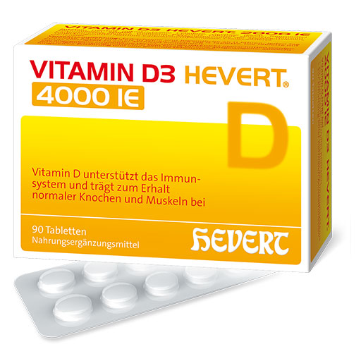 VITAMIN D3 HEVERT 4000 I.E. Tabletten  90 St  Tabletten