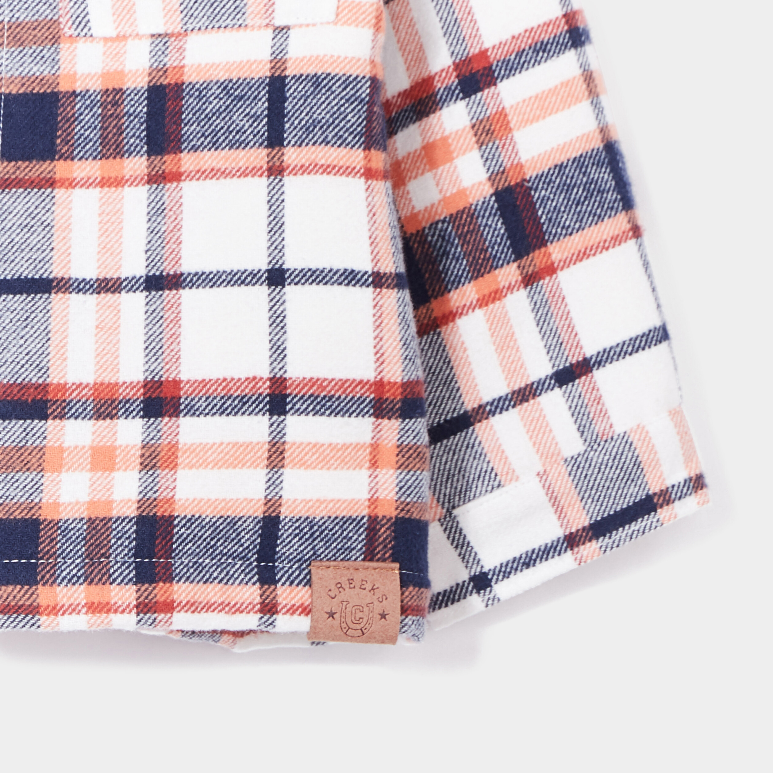 Veste col aviateur boutonné Creeks orange foncé bébé garçon | La Halle