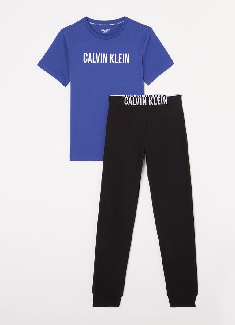Calvin Klein pajama set with logo print
