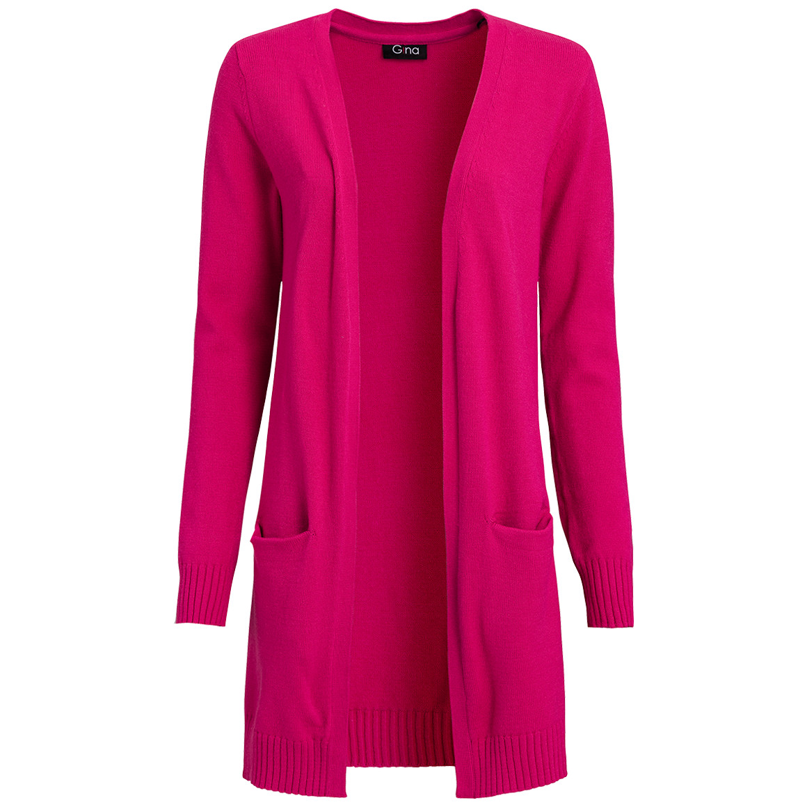 Damen Strickjacke mit zwei Einschubtaschen