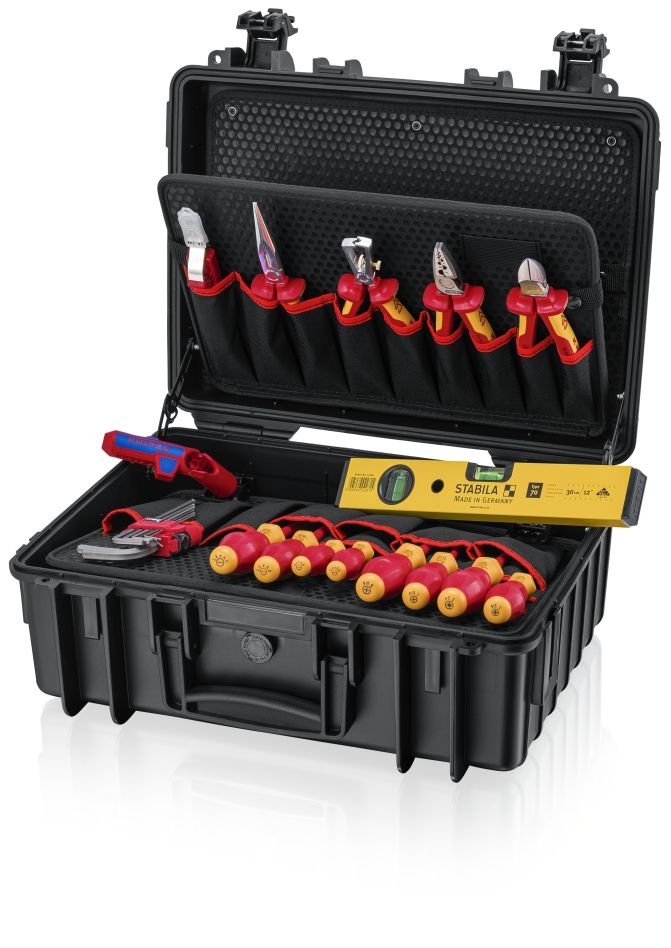 Knipex 00 21 34 HL S2 Trusă de scule umplută „Robust23 Start” Electrică, 24 de piese