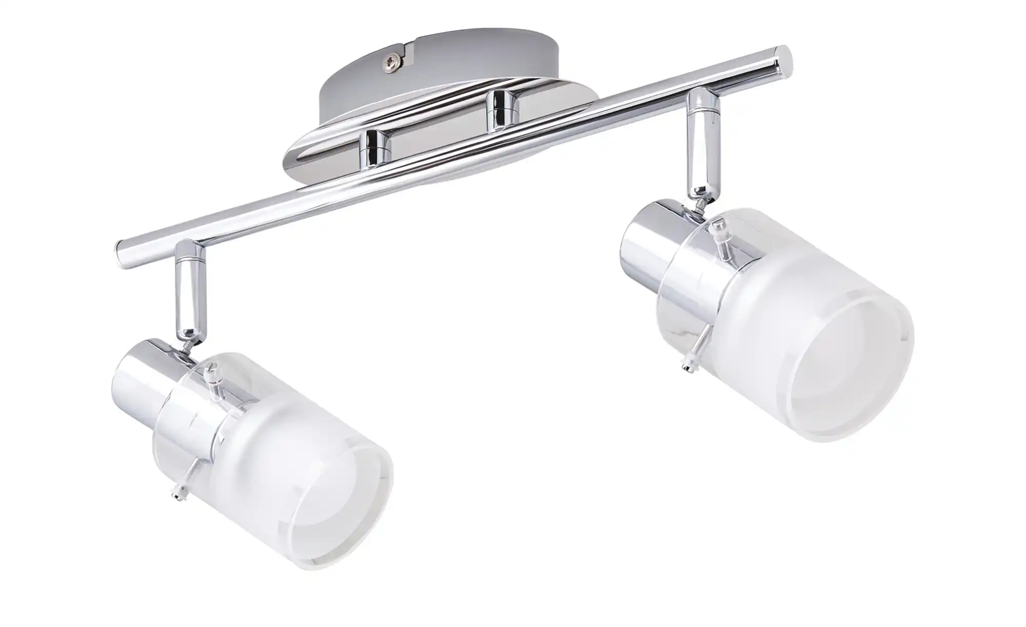 KHG LED-Deckenstrahler, 2-flammig Glas teilsatiniert