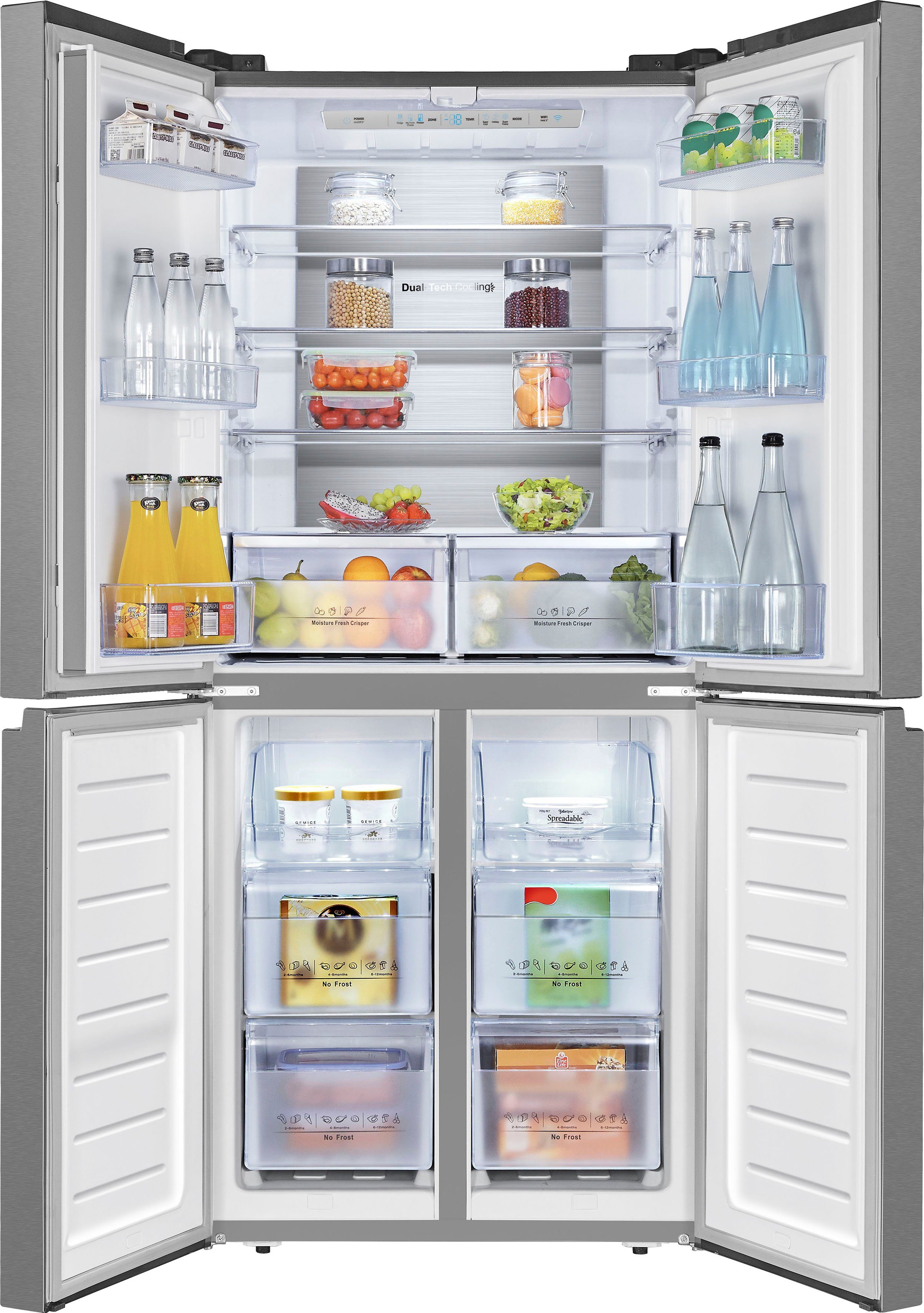 Hisense Multi Door RQ563N4SI2, 181 cm hoch, 79,4 cm breit