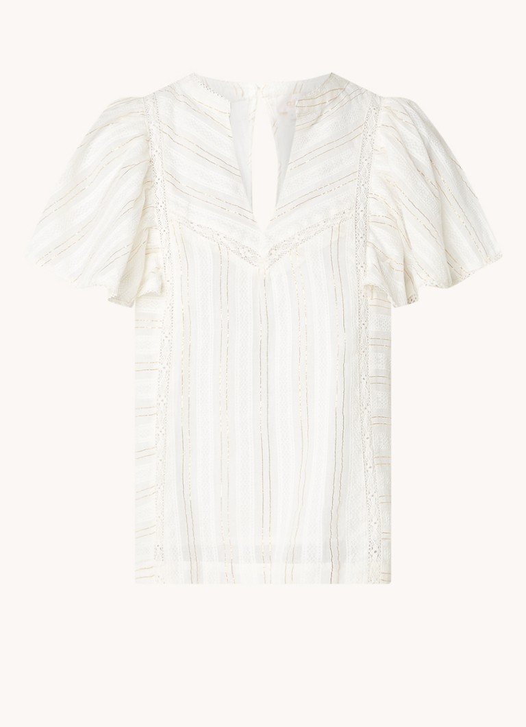 Aaiko Carisse-topp med lurex
