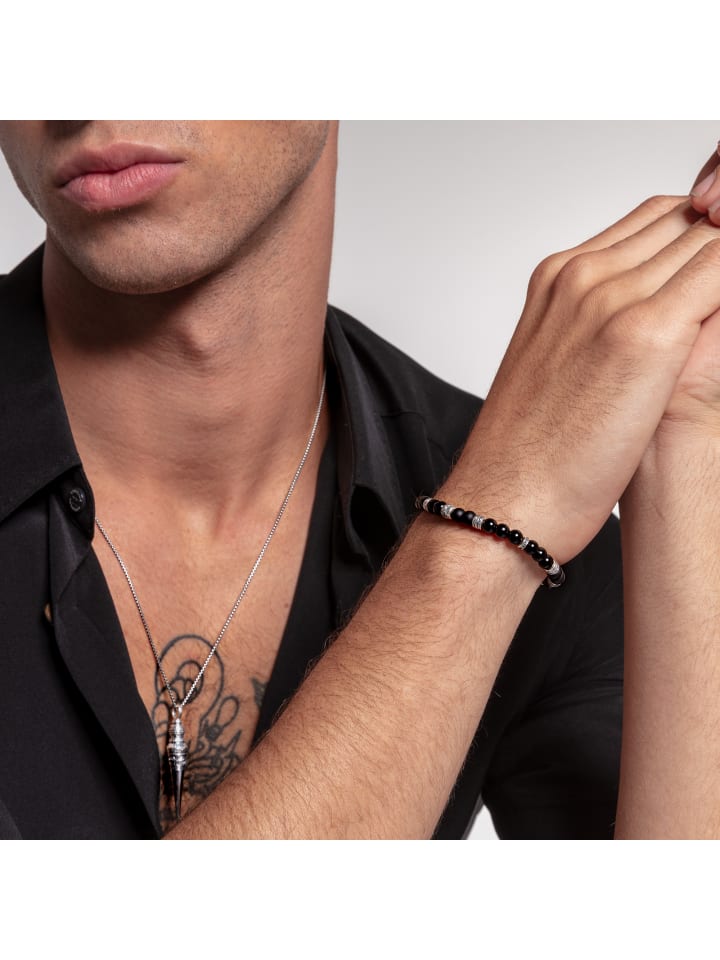 Thomas Sabo Armband in silber, schwarz günstig kaufen