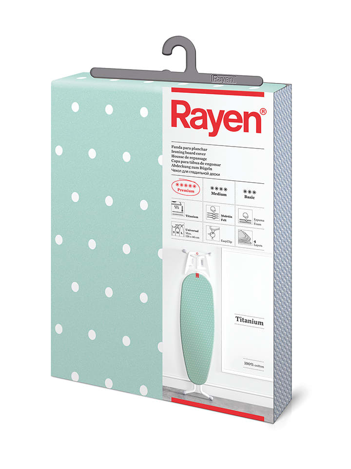 Rayen Bügeltischbezug in Grün - (L)130 x (B)47 cm günstig kaufen onesize