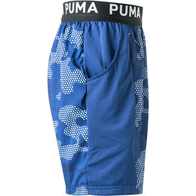 PUMA, Shorts, Mikrofaser DRYCELL, blau