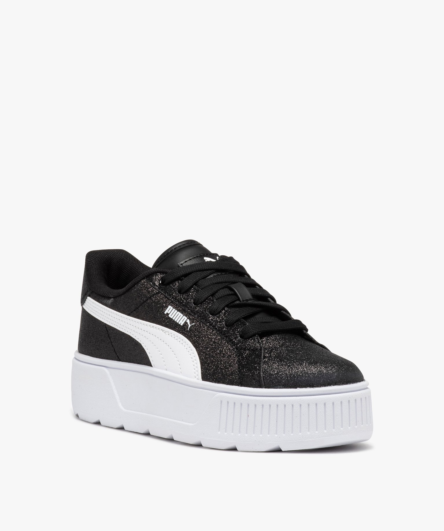 Baskets femme pailletées à semelle plateforme - Puma noir | GEMO