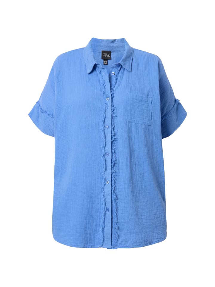 Ulla Popken Bluse in helles blau günstig kaufen
