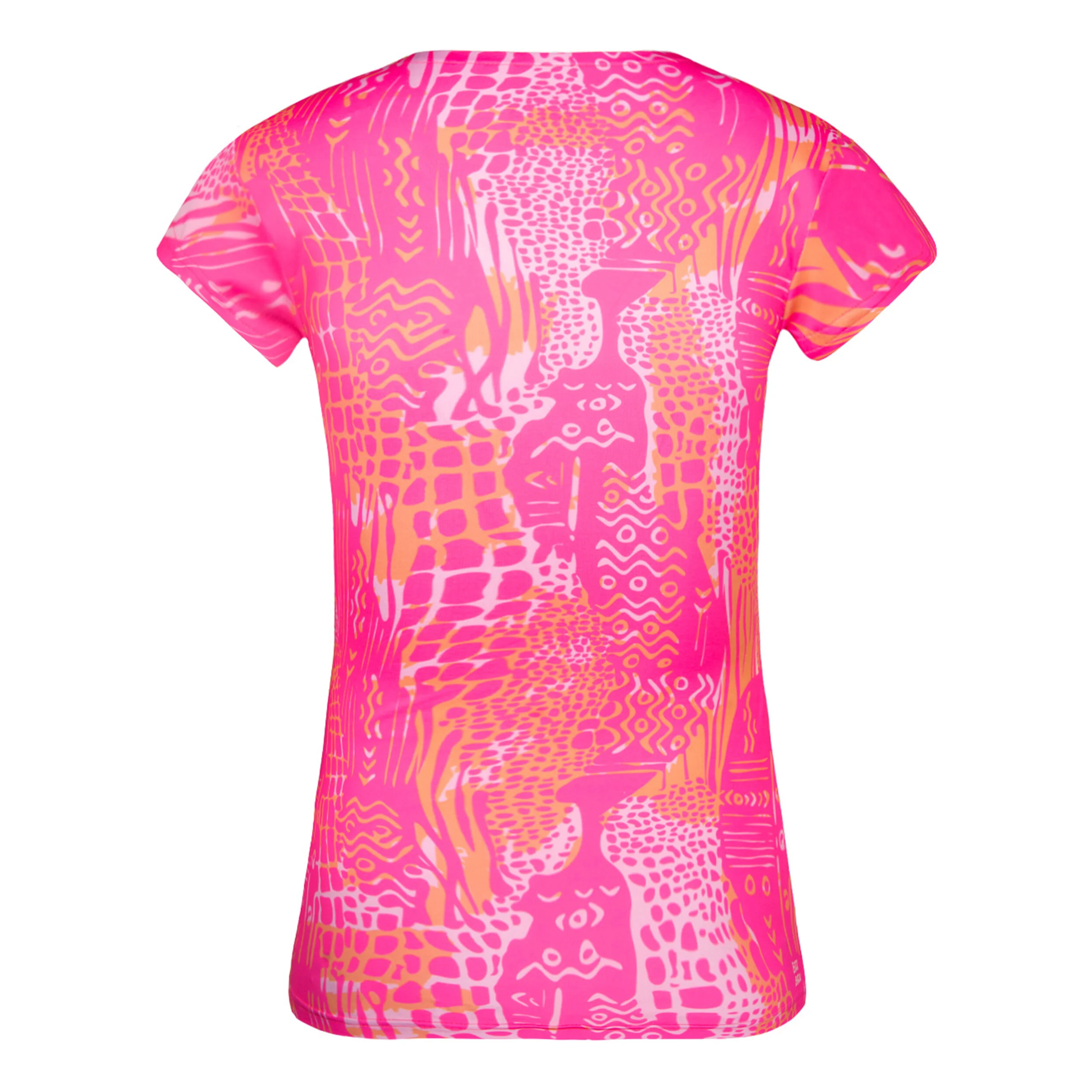 Bella 2.0 Tech V-Neck T-Shirt Damen - Grau, Pink