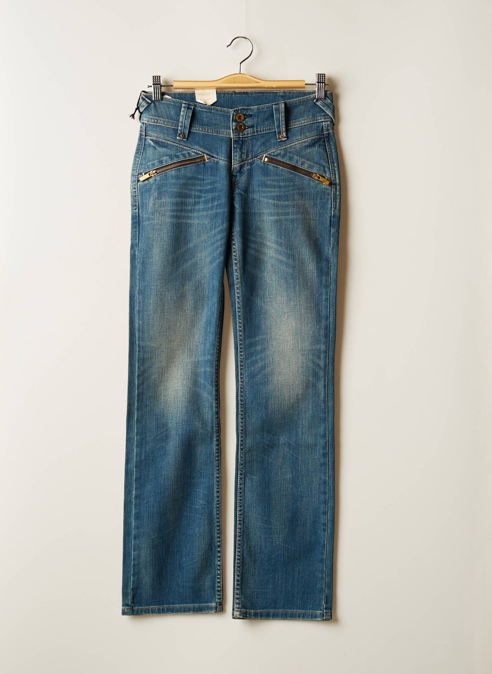 Levis Jeans Coupe Droite Femme couleur bleu