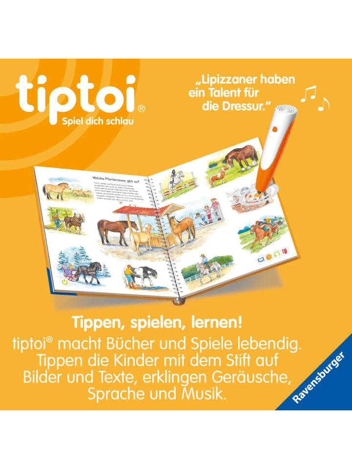 Ravensburger tiptoi® Wieso? Weshalb? Warum? Wir entdecken Pferde und Ponys günstig kaufen onesize