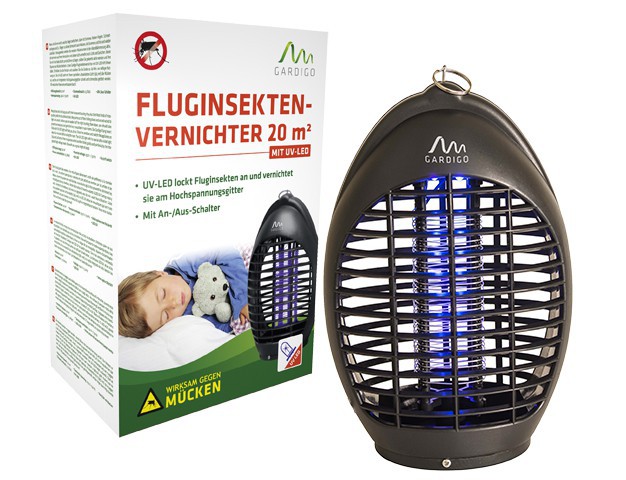 Gardigo Fluginsekten-Vernichter 20 m² UV-LED