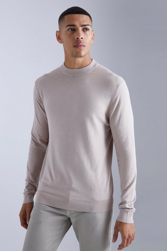 Gerippter Muscle-Fit Pullover