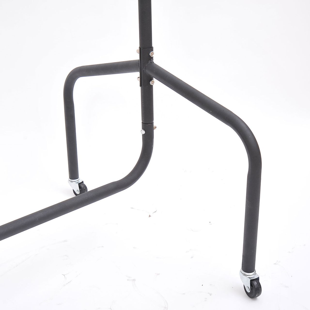 HOMCOM Kleiderständer Garderobenständer Kleiderwagen Rollgarderobe aus Metall