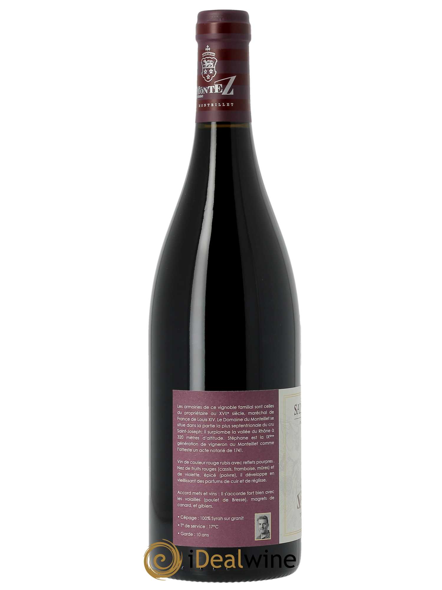 Saint-Joseph Monteillet (Domaine du) - Stéphane Montez  2021 - Lot de 1 Bouteille