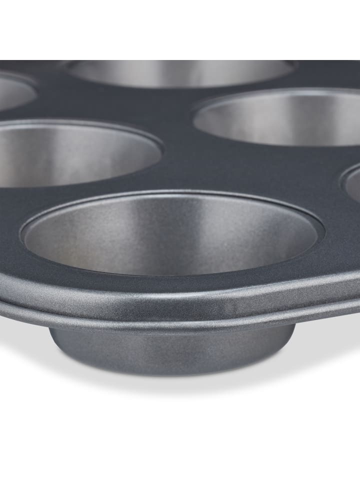 relaxdays 2x Muffinform in Grau günstig kaufen onesize