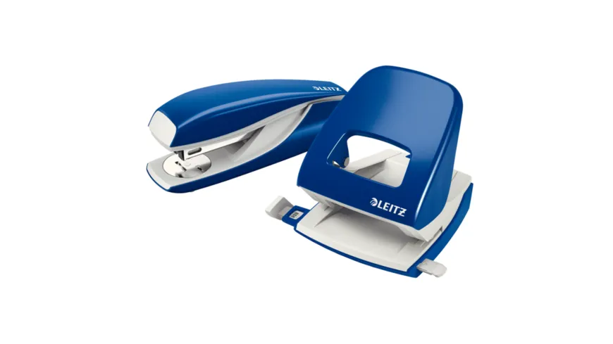 LEITZ NeXXt Bürolocher 5008, 30 Blatt, blau blau