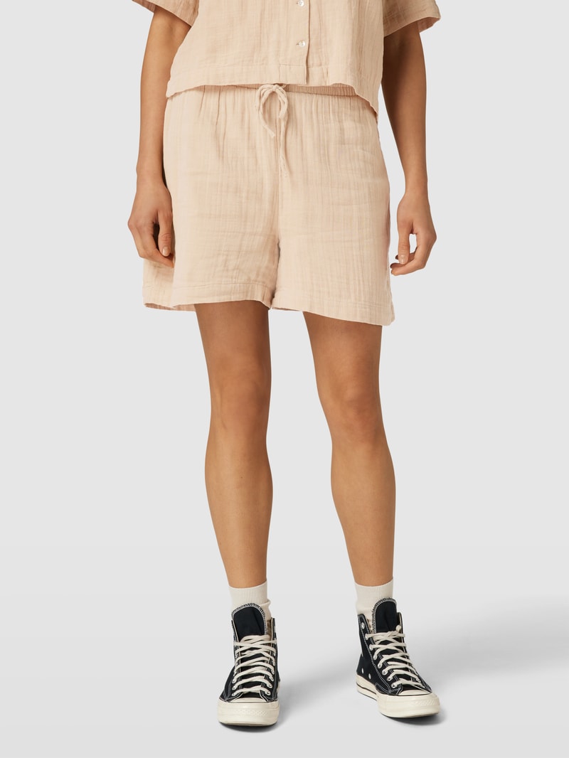 Shorts mit Plisseefalten Modell 'TINA' in sand