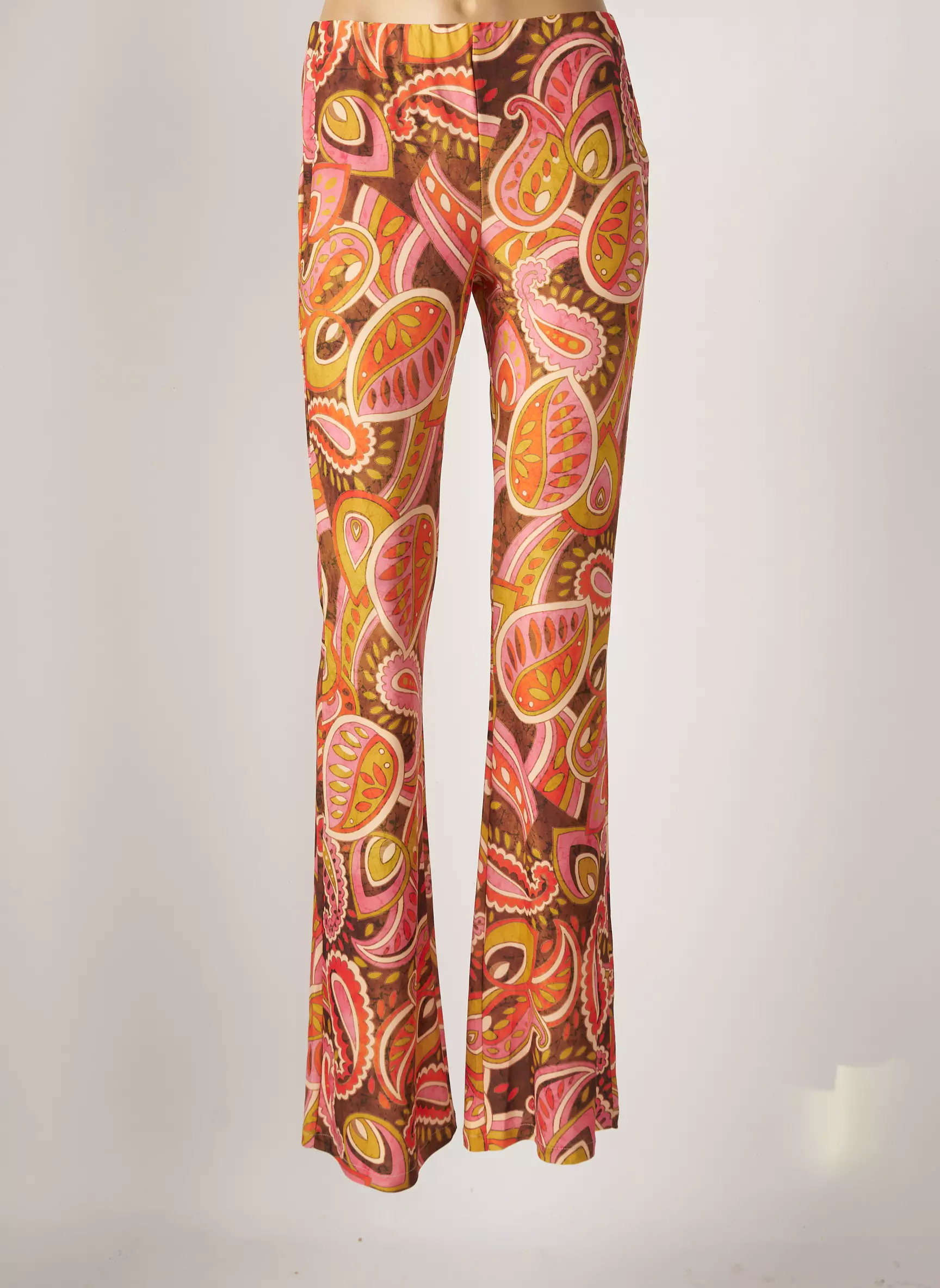 Lola Casademunt Pantalons Flare Femme couleur orange