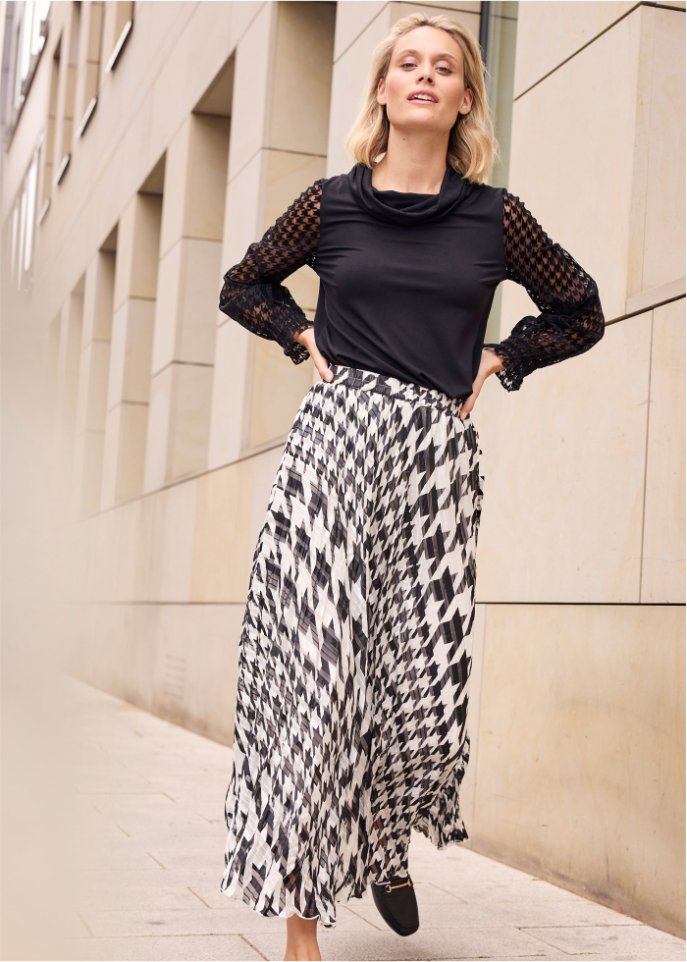 Shirt mit Mesh Ärmeln
