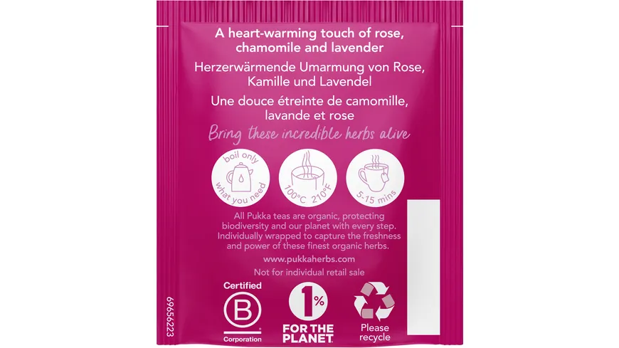 Pukka BIO Tee Love 20 Beutel 24g Packung 24 g