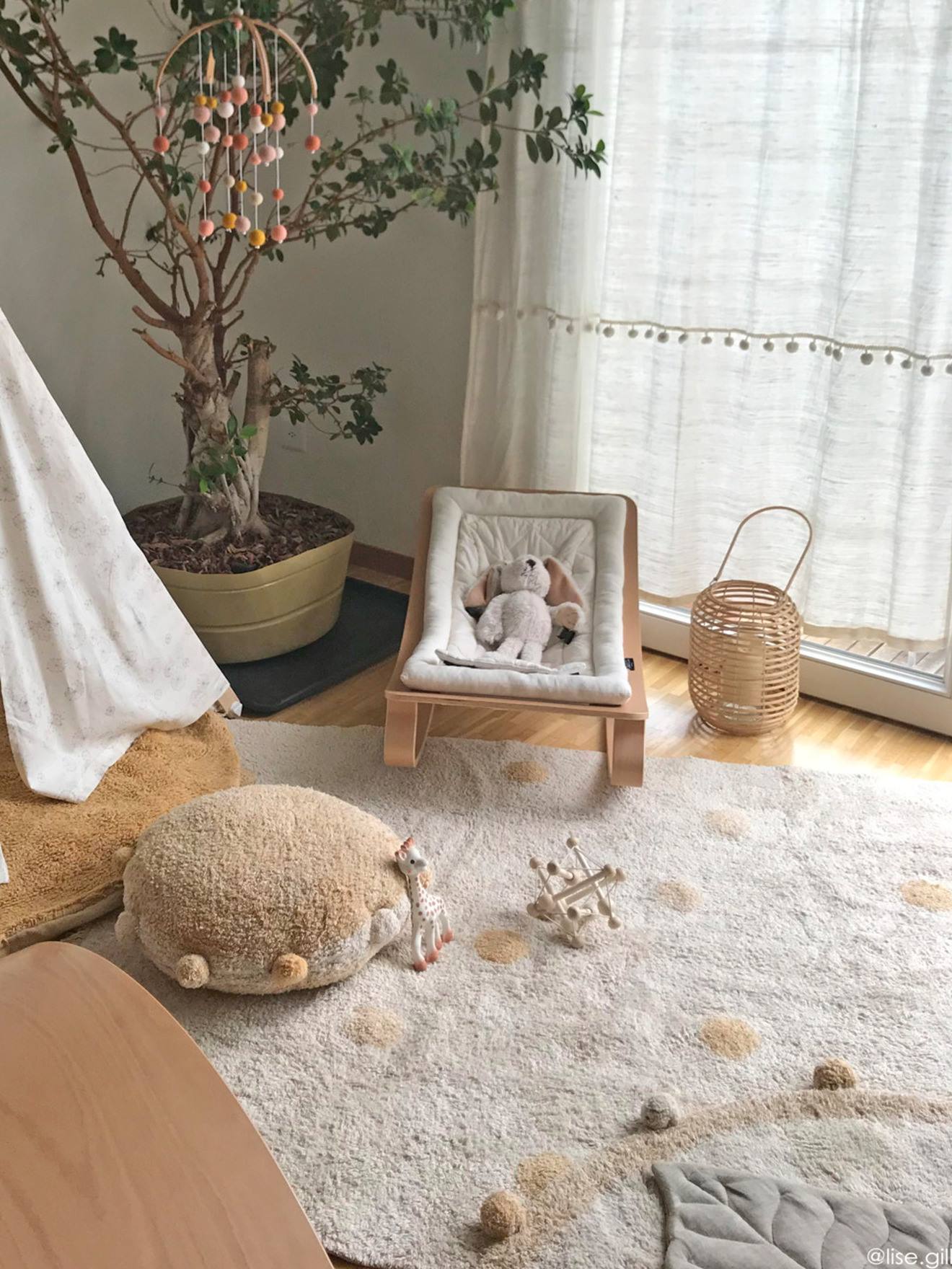 Lorena Canals Kinderzimmer Teppich TUPFEN LORENA CANALS - gelb