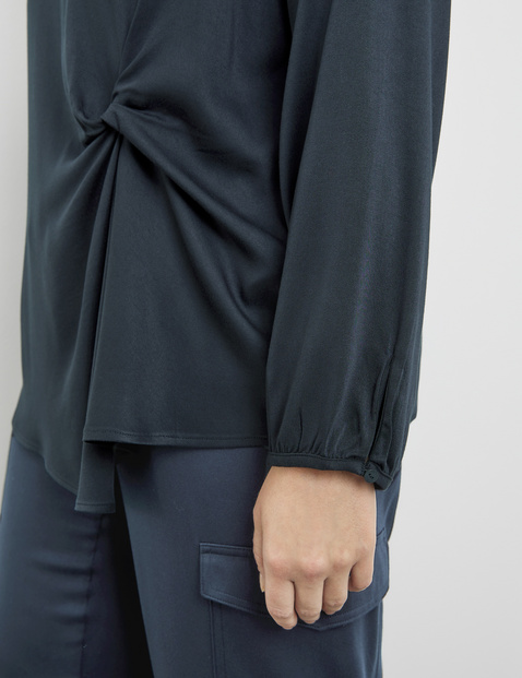 Elegante Bluse mit Raff-Detail