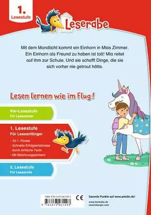 Leserabe - 1. Lesestufe: Mein Freund, das Einhorn
