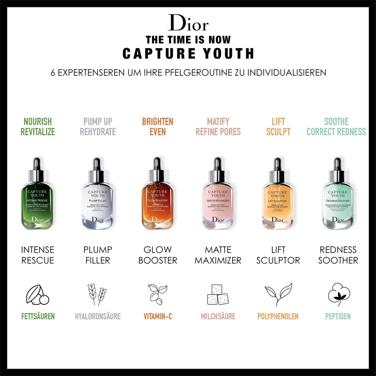 DIOR CAPTURE YOUTH GLOW BOOSTER STRAHLEN SCHENKENDES SERUM - VERZÖGERTE ZEICHEN DER ALTERUNG