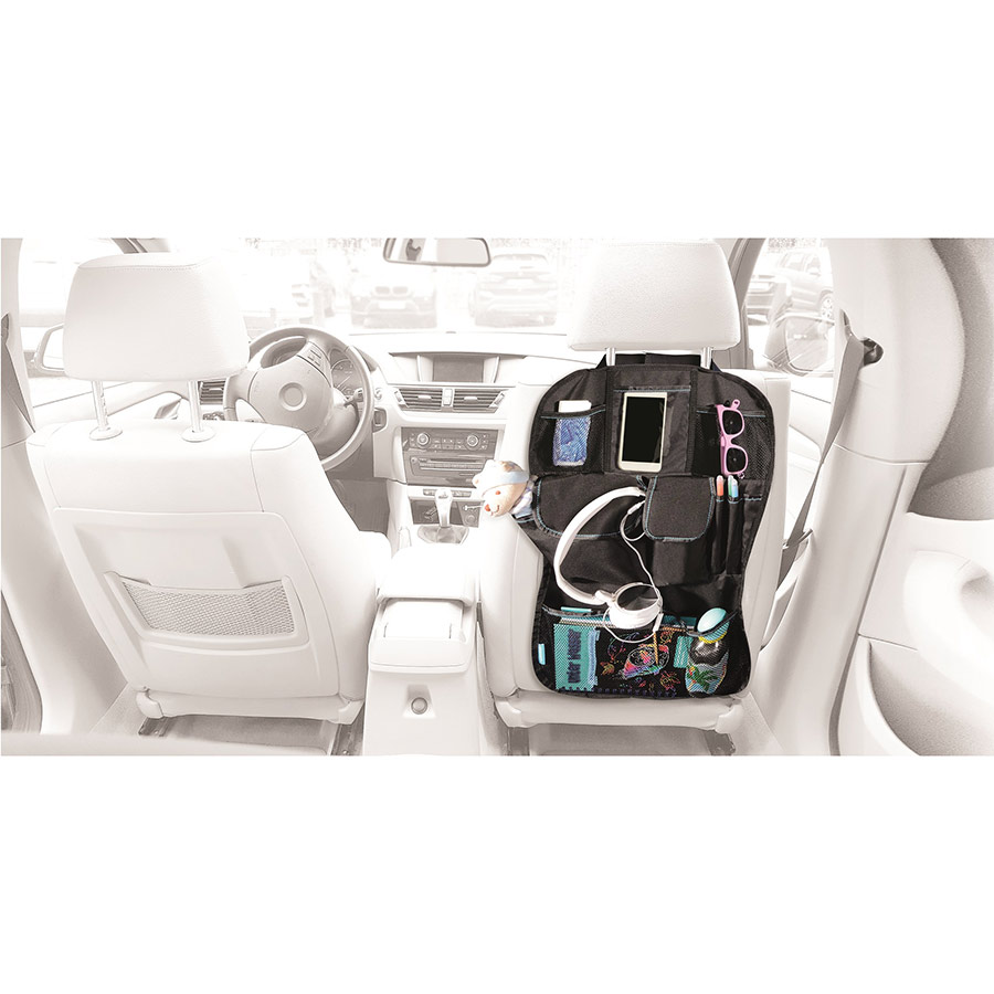 Rückenlehnen-Organizer mit Tablet-Halter von Norauto, schwarz, 1 Stück - ATU
