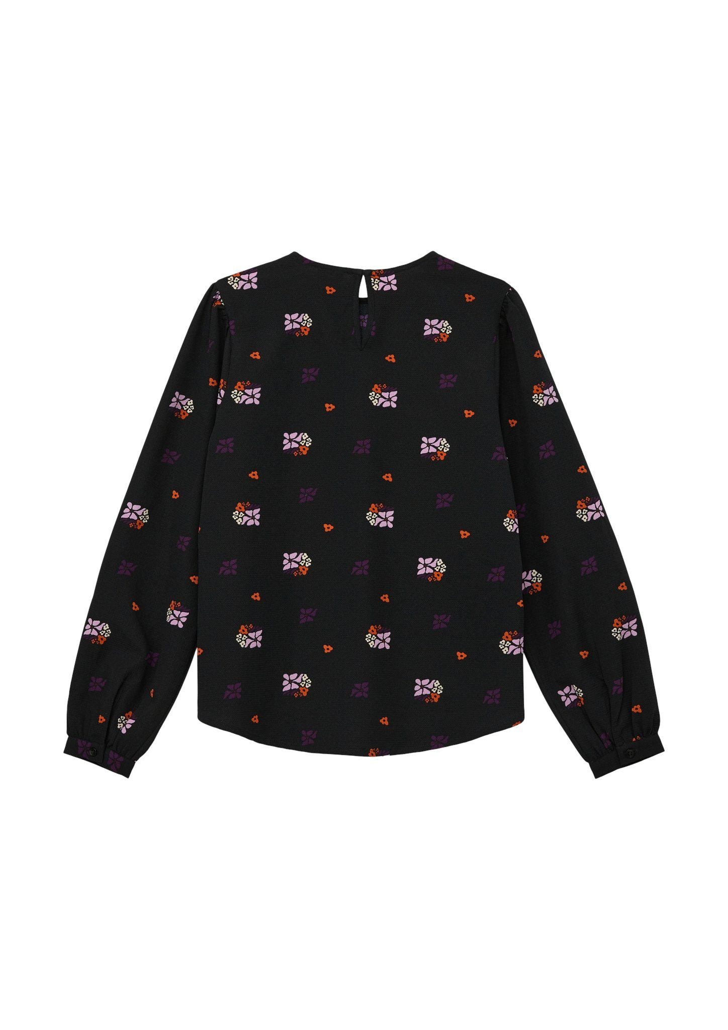 s.Oliver Junior Langarmbluse mit Allover-Druck