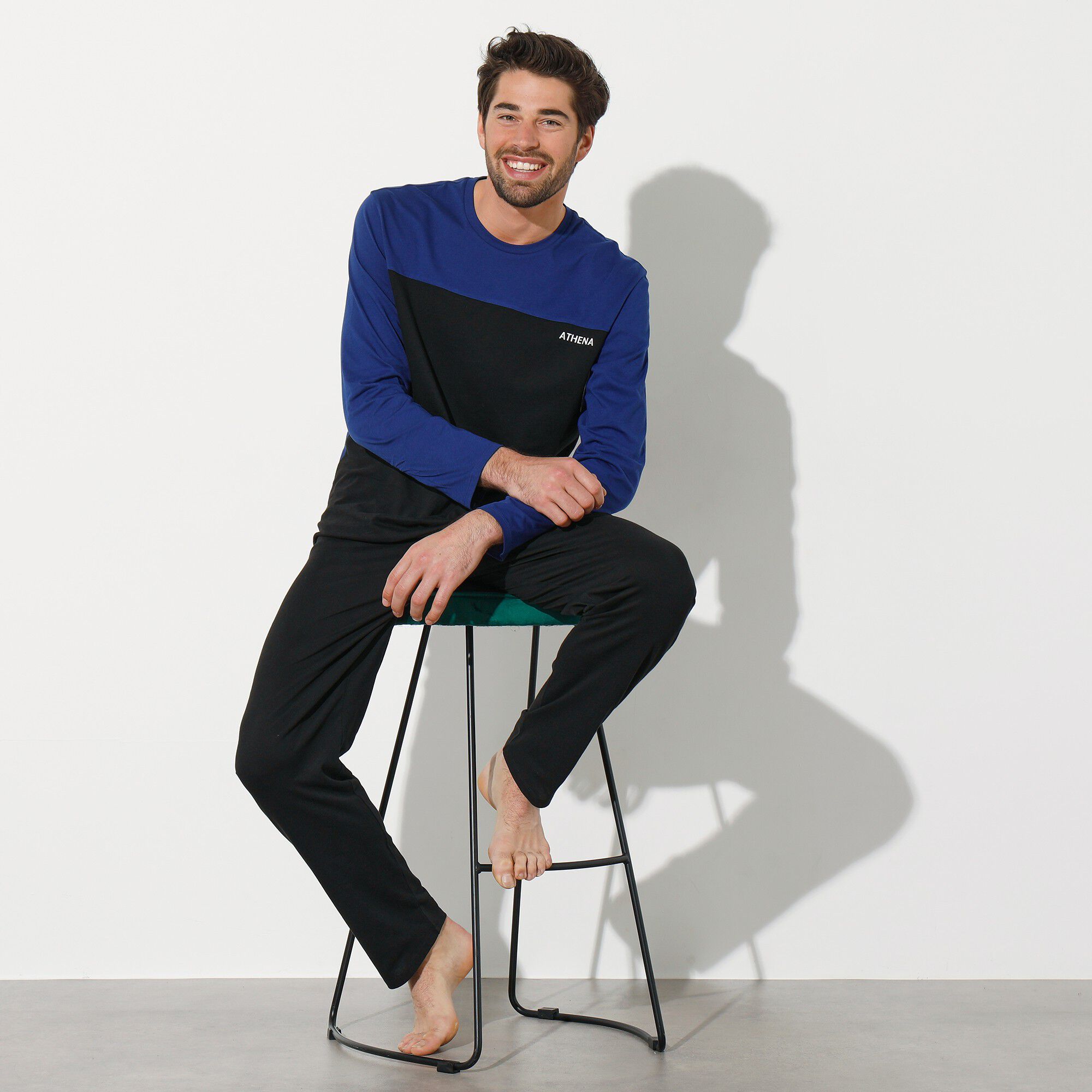 Pyjama long manches longues Ecopack Athena