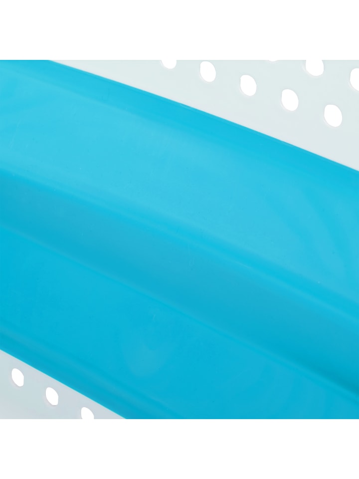 relaxdays Wäschekorb in Petrol - (B)61 x (H)27 x (T)45,5 cm günstig kaufen onesize