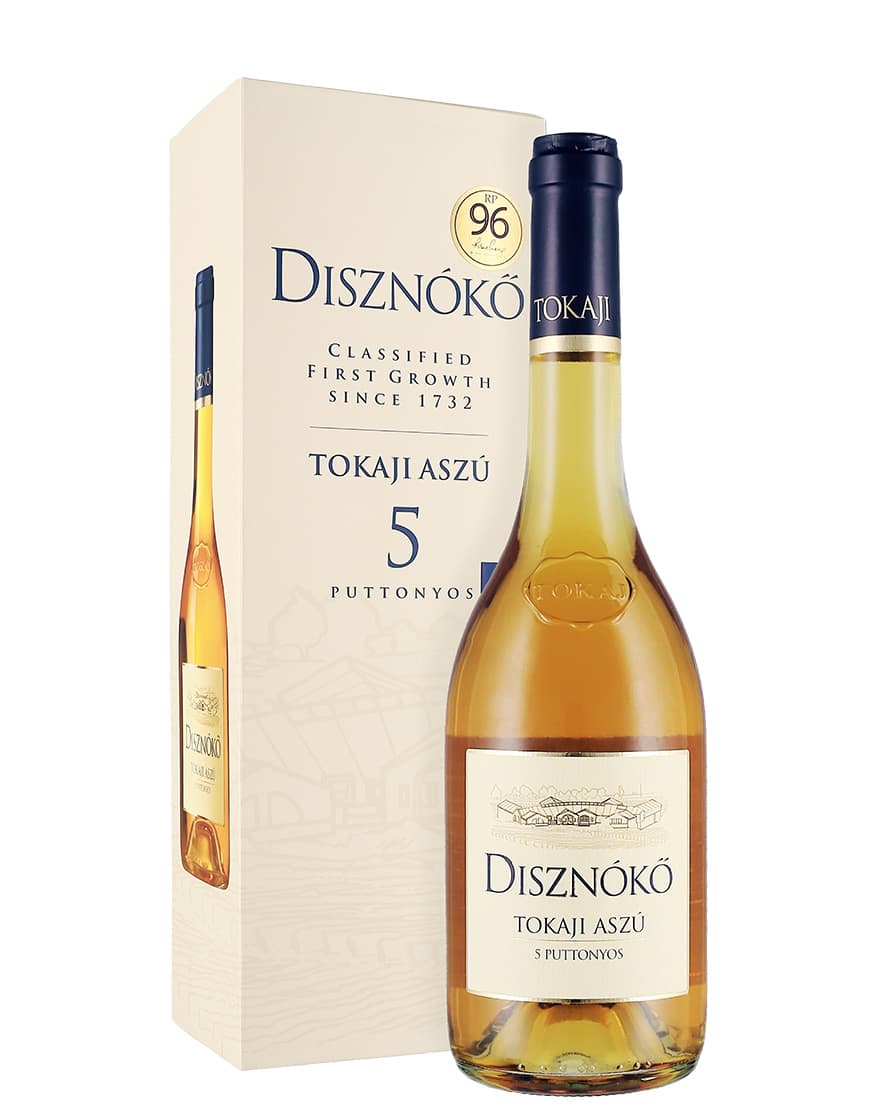 Tokaji PDO Aszú 5 Puttonyos 2013 Disznóko 500 ㎖, En Étui