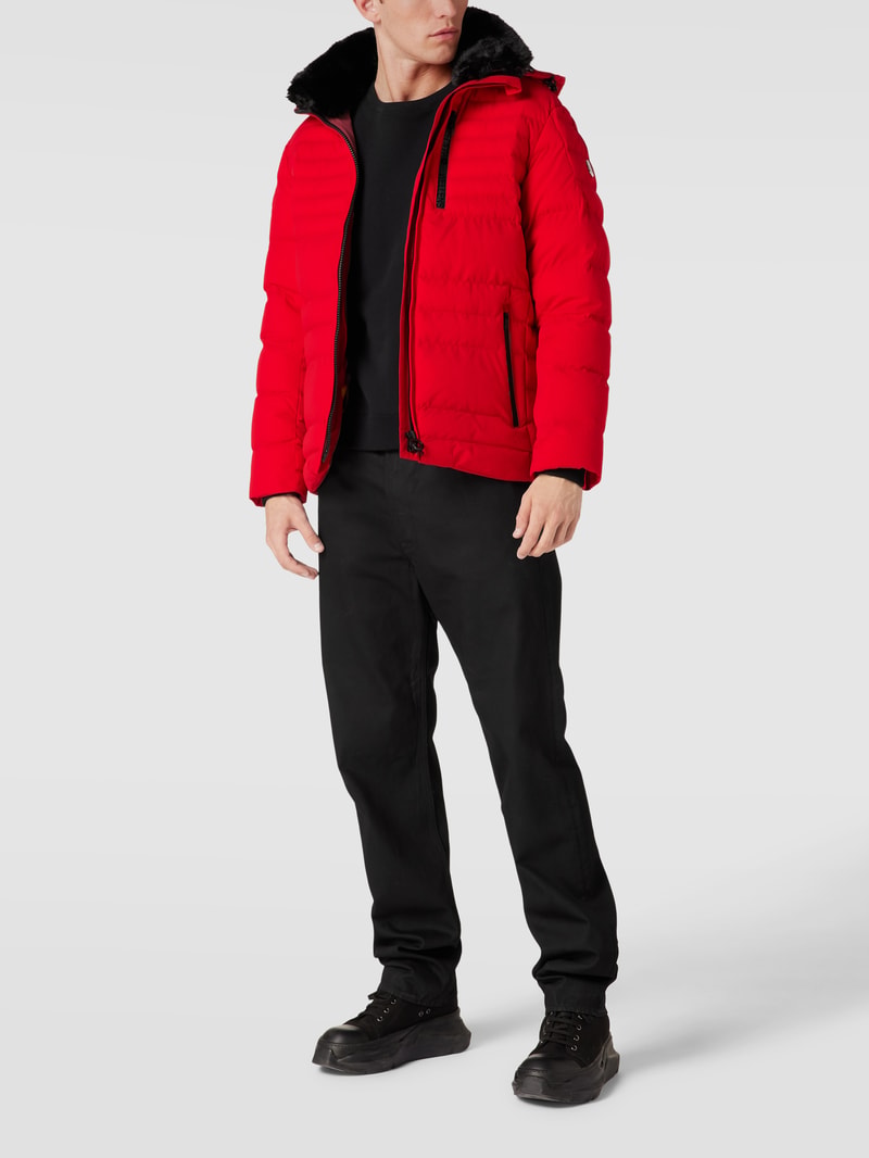 Funktionsjacke mit Label-Details Modell 'POLAR special' in rot